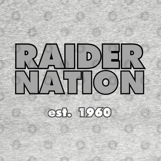 Raider Nation in Silver by capognad